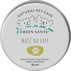 GREEN SANTE Natürliche Pflege- und Schutzsalbe für Hunde- und Katzenpfoten 60ml