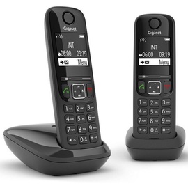 Gigaset AS690 Duo schwarz