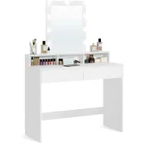 VASAGLE Schminktisch ¦ weiß ¦ Maße (cm): B: 40 H: 145