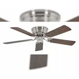 CasaFan FLAT 132-III BN 132 cm Deckenventilator nussbaum/buche