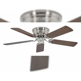 CasaFan FLAT 132-III BN 132 cm Deckenventilator nussbaum/buche