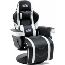 luxuskollektion Smax Gaming-Stuhl Schwarz/Weiß