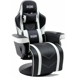 luxuskollektion Smax Gaming-Stuhl Schwarz/Weiß