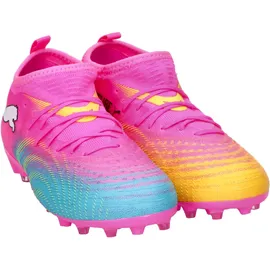 Puma Future 9 Match MG Kinder Poison Pink/Sun Stream/Bright Aqua 38