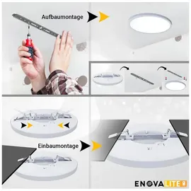 enovalite LED-Panel, EEK: F, 24W, 2565lm, CCT, ø330