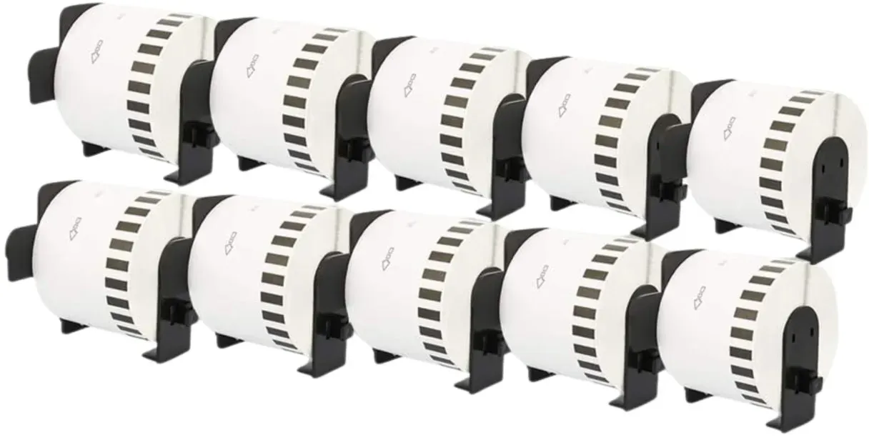 Callmenew Etiketten ersetzem Brother Etiketten DK-44205 für P-Touch QL 500 56...