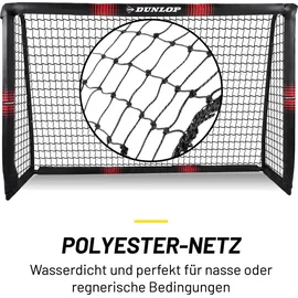 Dunlop Fußballtor Schwarz/Rot 180 x 120 x 60 cm