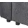 Beliani Eckcouch Stoff 3-Sitzer Grau