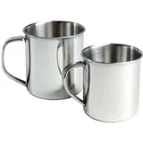 Mil-Tec Trinkbecher Silber 0,5 l