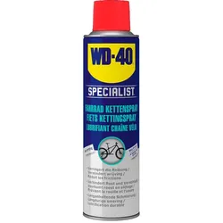 WD-40 Specialist Fahrrad Kettenspray Allwetter 250 ml - Langanhaltende Schmierung, reduziert Reibung und Verschleiß, schützt vor Korrosion, ideal für alle Wetterbedingungen
