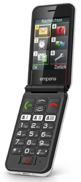 SimpliCity Glam 4G Smartphone 7,11 cm (2.8 Zoll) Single SIM (Schwarz, Weiß) (Versandkostenfrei)