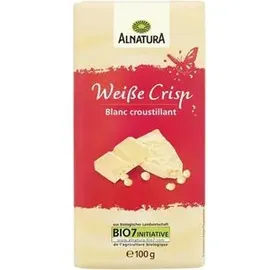Alnatura Tafelschokolade Weiße Crisp, BIO, 100g