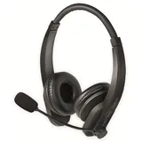 Logilink BT0060 On Ear Headset Stereo Schwarz