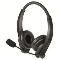 Logilink BT0060 On Ear Headset Stereo Schwarz