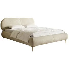Selsey Polsterbett mit Lattenrost ¦ beige ¦ Maße (cm): B: 173 H: 96