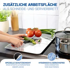 Wenko Marmor Herdabdeckplatte 2 St.