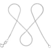 modabilé Panzerkette Schmuck Geschenk Silber 925 Halsschmuck Halskette Sincere (inkl. Putztuch), Made in Germany silberfarben 80 | 1,3 mm