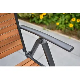 Merxx Santorin Klappsessel 55 x 59 x 109 cm grau 1 St.