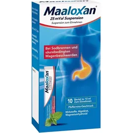 Maaloxan 25 mVal Suspension 10 x 10 ml