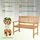 Costway Gartenbank 109 x 56 x 86 cm Beige