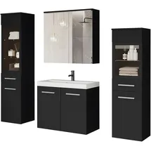 WELLTIME MADRIT II 5-tlg. Schwarz