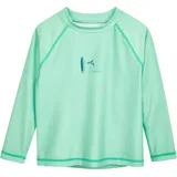 Playshoes Unisex Kinder Langarmshirt Rash-Guard-Shirt, Lang Mint Surfbrett, 74/80 cm