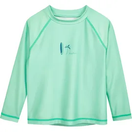 Playshoes Unisex Kinder Langarmshirt Rash-Guard-Shirt, Lang Mint Surfbrett, 74/80 cm