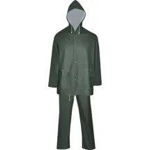 vidaXL 2-tlg. Regenanzug Wasserdicht Strapazierfähig Kapuze Grün Xl Vidaxl