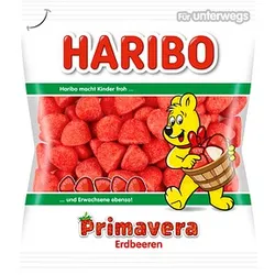 HARIBO Primavera Erdbeeren 100,0 g