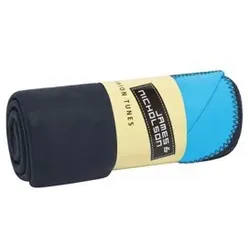 Microfleece Bonding Decke JN952, navy-blau/aqua-blau