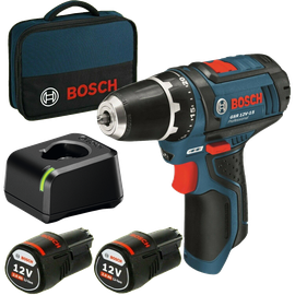 Bosch GSR 12V-15 Professional inkl. 2 x 2 Ah 060186810F