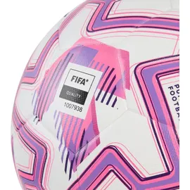 Puma Orbita Match PL Brilliance (FIFA Quality), Outdoor-Fußball, weiß - Weiß/Dunkelblau/Rosa
