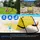 24move Strandliege Klappbar Gelb