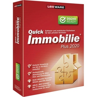 Lexware QuickImmobilie Plus 2020, 50 Wohneinheiten, 365 Tage