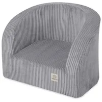 Kindersessel für Kinder Kinderzimmer Grau Cord Waschbares Misioo 40x53x36