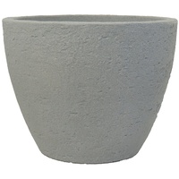 Fuchs Versand 24/7 Pflanzkübel Pflanzkübel Stone rund aus Kunststoff Steinoptik grau Ø 60 cm x 60 cm