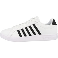 K-Swiss Court TIEBREAK Sneaker, White/Black/White, 41