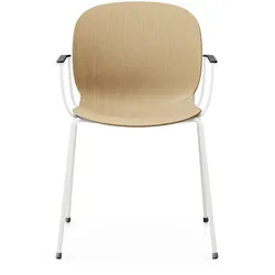 Profim Noor 6055 Stuhl, 4-Fuß, 3D-Furnierschale, ohne Polsterung