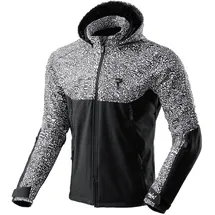Rebelhorn Slash Softshell Motorradjacke Schwarz/Weiß M