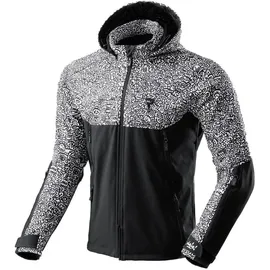 Rebelhorn Slash Softshell Motorradjacke Schwarz/Weiß M