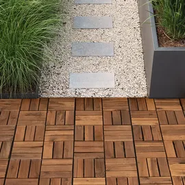 ETC Shop Holzfliese Akazie 30 x 30 cm 30 St.