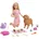 blond mit Hund und