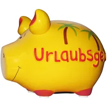 Wurm Urlaubsgeld Sparschwein 12,5 x 9 cm