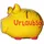 Wurm Urlaubsgeld Sparschwein 12,5 x 9 cm
