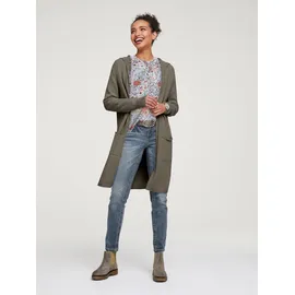 Heine Longstrickjacke Oliv 36/38