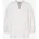 More More fließende Viskosebluse mit 3/4 Arm Weiß 38
