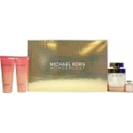 Michael Kors Wonderlust Eau de Parfum 100 ml + Eau de Parfum 10 ml + Body Lotion 100 ml + Shower Gel 100 ml Geschenkset 2