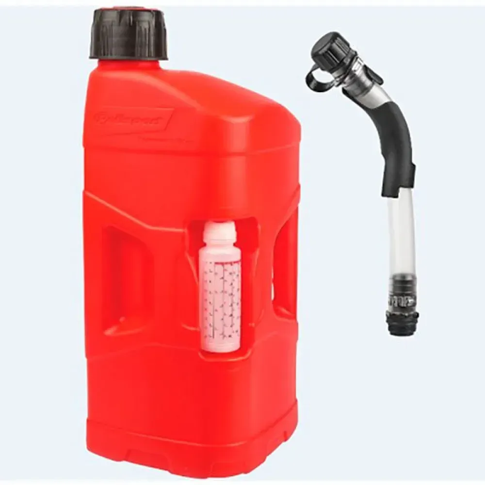 Polisport Pro Octane 20l With Hose Kanister - Red / Black - One Size
