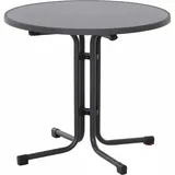 Siena Garden Paco Klapptisch Ø 80 cm matt-anthrazit