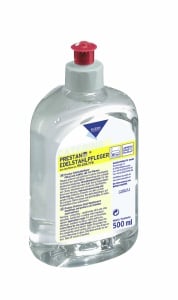 KLEEN PURGATIS Prestan Edelstahlpfleger, Schmutz- und wasserabweisendee Pflege, 0,5 Liter - Flasche